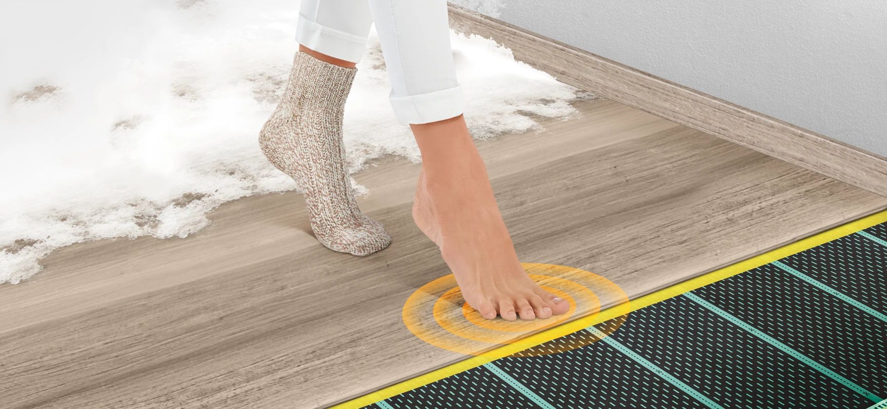 Přejděte na teplou stranu podlahy - pokládka podlah s podlahovým vytápěním